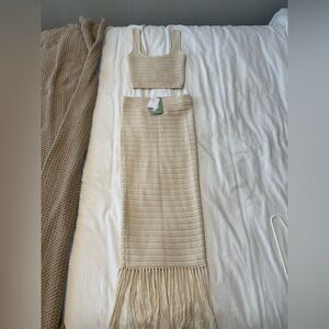 H&M Crochet Look Skirt Set, Size XS
NWT